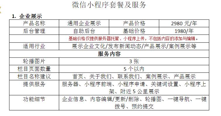 济南小程序开发公司报价表